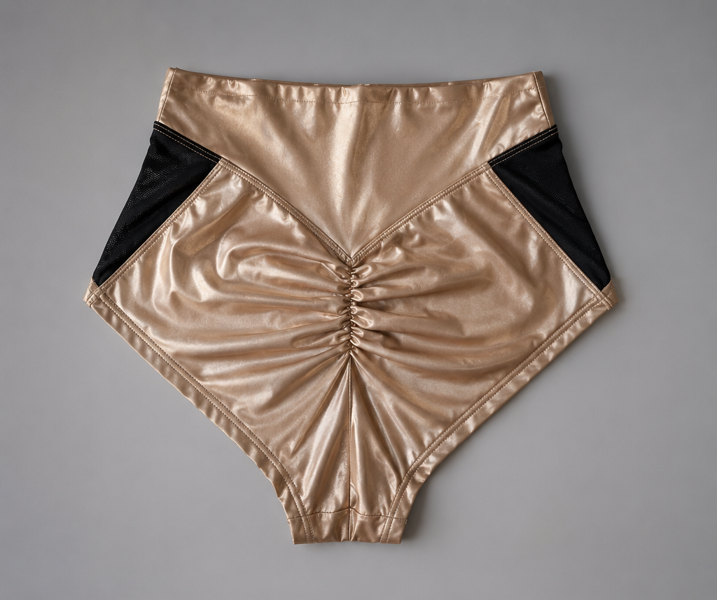 Auric Mesh Detailed Shorts