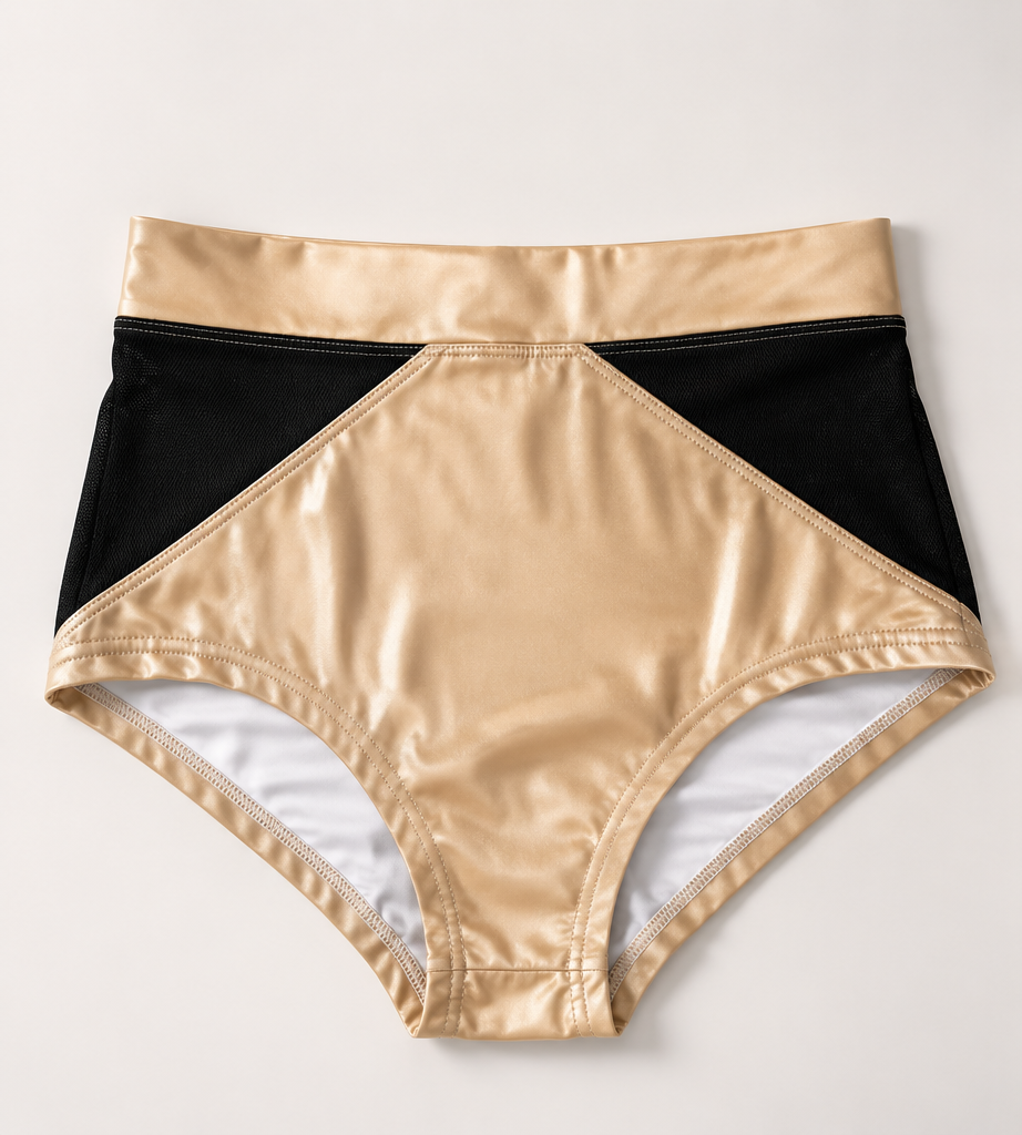 Auric Mesh Detailed Shorts